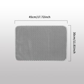 Cat litter pad - waterproof double-layer, preventing garbage tracking, non slip base, soft and safe, machine washable, easy to clean