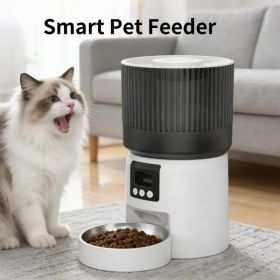 Intelligent Fully Automatic Pet Feeder, Timed And Quantitative Feeding, Remote Control For More Peace Of Mind (Option: defaulttitle)