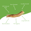 5 Count 5"-6" Beef Trachea Dog Chews