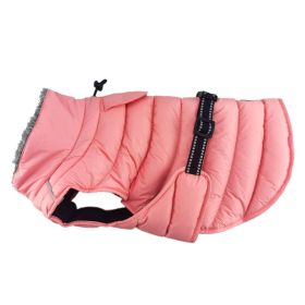 Alpine Extreme Weather Puffer Coat (Color: Peach, size: 4X-Large)