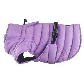 Alpine Extreme Weather Puffer Coat (Color: Soft Plum, size: 3X-Large)