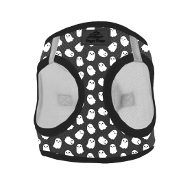 American River Choke Free Dog Harness Holiday Collection (Color: Halloween Ghosts, size: X-Large)