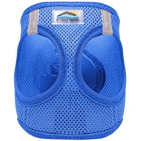 American River Solid Ultra Choke Free Dog Harness (Color: Cobalt Blue, size: 2X-Large)