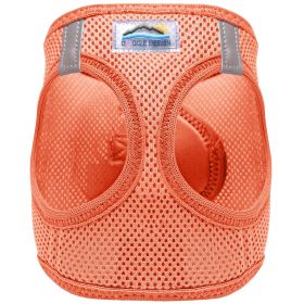 American River Solid Ultra Choke Free Dog Harness (Color: Coral, size: X-Large)