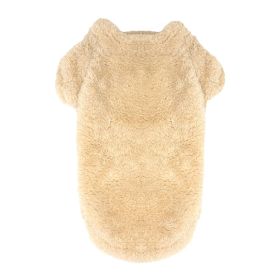 Soft Plush Pullover (Color: Cream, size: 4X-Large)