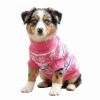 Combed Cotton Snowflake and Hearts Dog Sweater