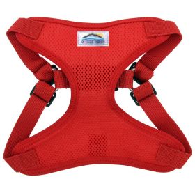Wrap and Snap Choke Free Dog Harness by Doggie Design (Color: Flame Red, size: large)