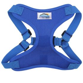 Wrap and Snap Choke Free Dog Harness by Doggie Design (Color: Cobalt Blue, size: medium)
