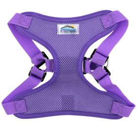 Wrap and Snap Choke Free Dog Harness by Doggie Design (Color: Paisley Purple, size: medium)