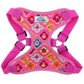 Wrap and Snap Choke Free Dog Harness by Doggie Design (Color: Maui Pink, size: X-Small)